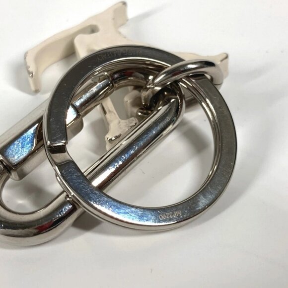 LOUIS VUITTON MP2290 LV logo with carabiner Portocle-LV Sharp Charm Key Holder - Picture 8 of 12